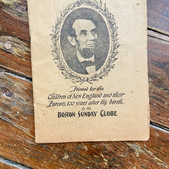 Abraham Lincoln The Story Of His Life By The Boston Sunday Globe 1909 "Original" - Picture 3 of 7